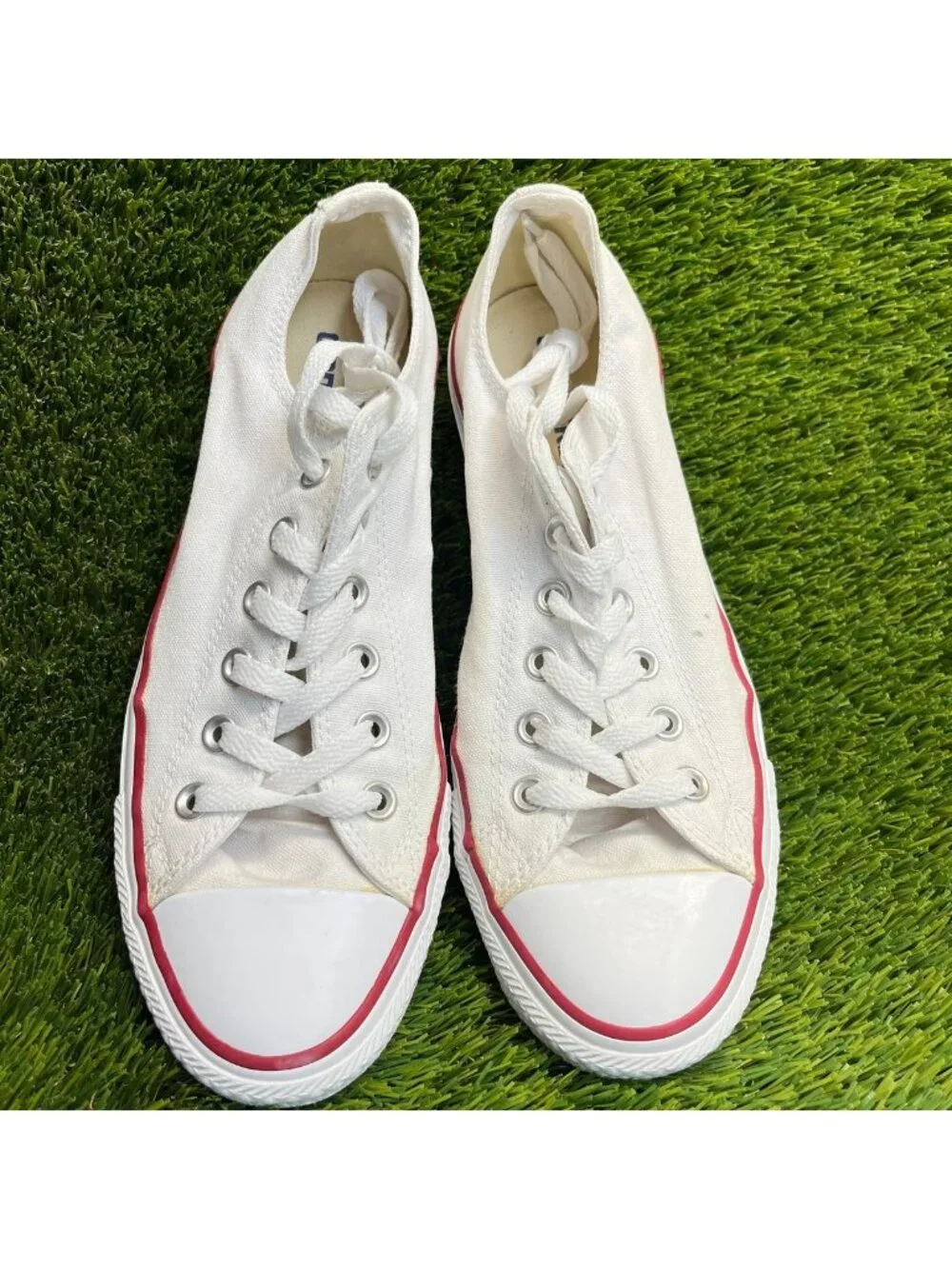 Converse Chuck Taylor All Star Low Womens Size 9 White Athletic Shoes Sneakers